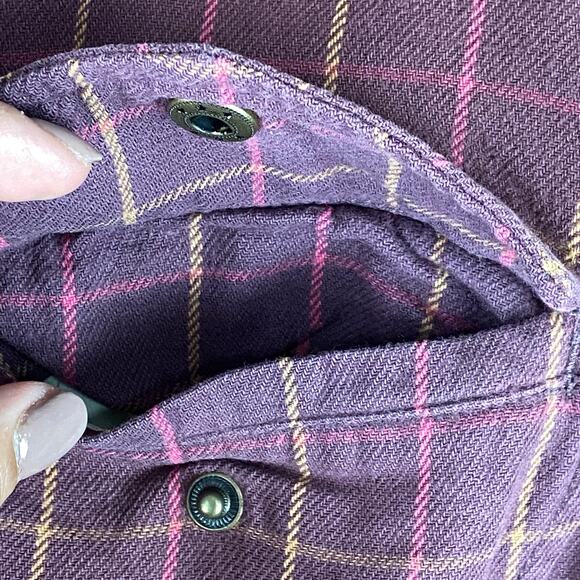 Woolrich Fleece Lined Womens Plaid Large Jacket - Picture 9 of 12